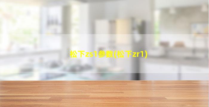 松下zs1参数(松下zr1)